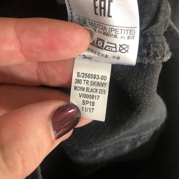 Gap Mid Rise Cropped Skinny Jeans 360 Stretch - Picture 9 of 9